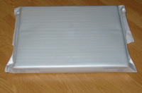 A picture of the PowerBook in its protective wrapping