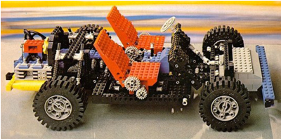 A picture of the LEGO Technic 8860 Car Chassis A picture of the LEGO Technic 8860 Car Chassis set