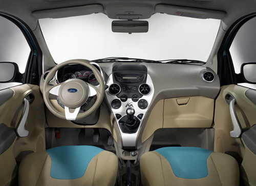 A picture of the new Ford Ka's interior A picture of the new Ford Ka's interior