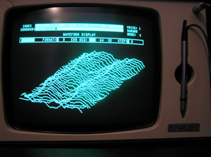A picture of the Fairlight’s Page D Waveform Display page A picture of the Fairlight’s Page D Waveform Display page